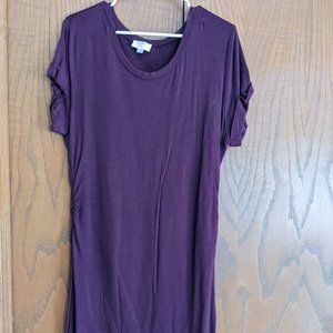 Ann Taylor Loft maroon lounge dress